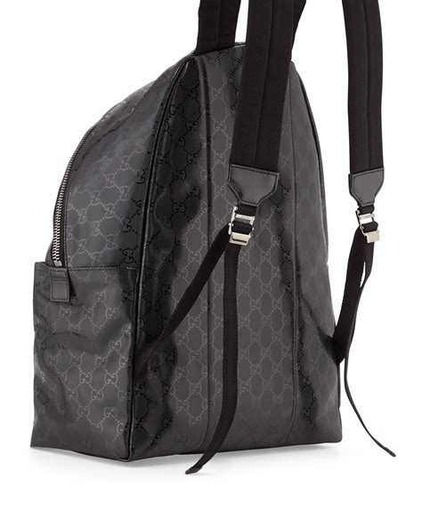 gucci gg imprime backpack|authentic gucci backpack.